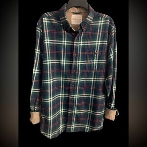 Original Weatherproof Vintage Plaid Button-Up Shirt EUC XL